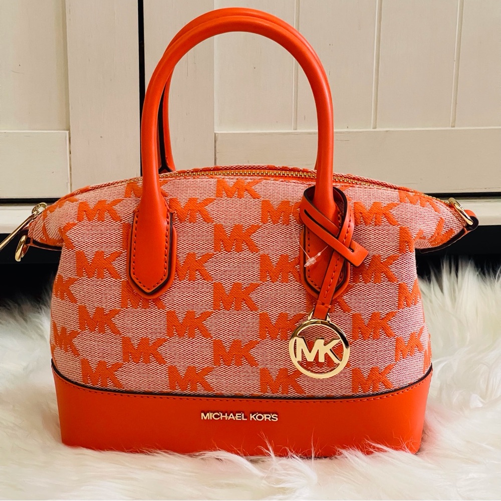 Michael Kors small satchel with the strap bag